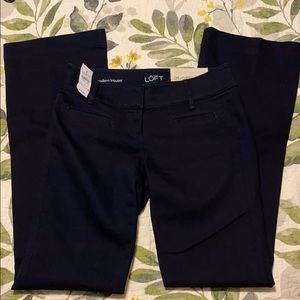 Loft dark modern trouser jeans size 0 NWT!
